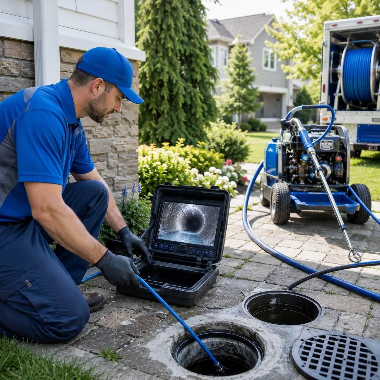Outdoor drain cleaning professionals serving Odessa, TX
